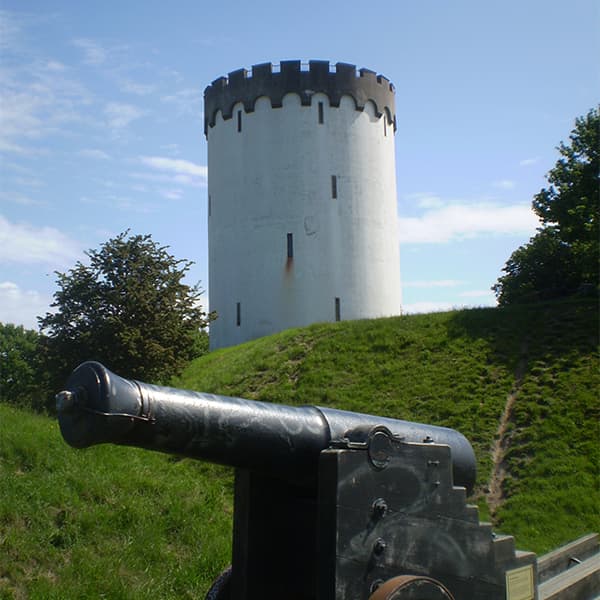 kanon og tårn i fredericia